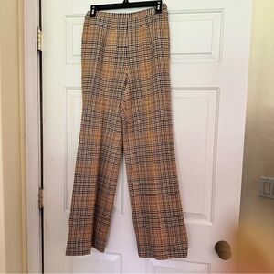 Vintage Pendleton High Waisted Womens Wool Plaid Pants Trousers Size 10 Medium